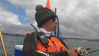 When You See a GREAT WHITE SHARK While KAYAK FISHING....