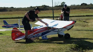 Hangar 9 Cubcrafters FX3 with DLE-170 Maiden flight