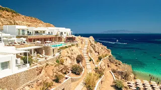 Super Paradise Beach, Mykonos, Greece by DJI Mini 2 Color Grading | 4K | - Karol Chomka Media
