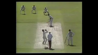 RICHARD HADLEE 6-50 NEW ZEALAND v WEST INDIES 3rd TEST MATCH DAY 2 CHRISTCHURCH MARCH 13 1987