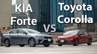 KIA Forte VS Toyota Corolla - ¿cuál es mejor? | Autocosmos