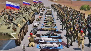 Just Happened Tonight! World Shocked, Horrible Massacre Russian Convoy Troops Escape, Ukraine Wins a