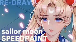 【SAILOR MOON 🌙REDRAW CHALLENGE】 🌸iPAD Procreate Speedpaint