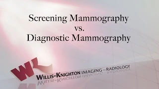 3D Mammography: Screening Mammography vs. Diagnostic Mammography