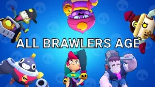 ALL BRAWLERS' AGE IN BRAWL STARS *PEARL AND CHUCK*  (my opinion)