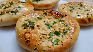 Mini Garlic Naan in a pan - Best Ever Naan Recipe - No Tandoor No Oven Naan Recipe- Ideas on cooking