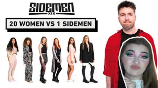 20 WOMEN VS 1 SIDEMEN CALLUX EDITION / REACTION!!!