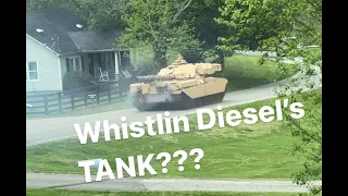 I chased Whistlindiesel ‘s Tank Down a Backroad!!