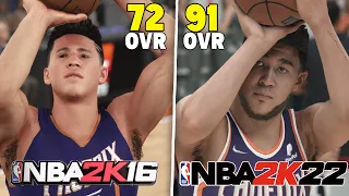 Hitting A 3 PT With Devin Booker In Every NBA 2K!