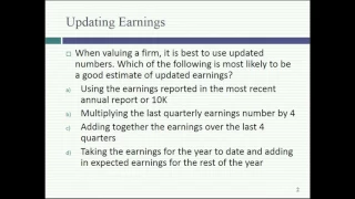 Session 7: Cost of Capital Closure and First Steps on Cash Flows