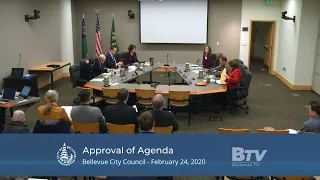 Bellevue City Council Meeting - Feb. 24, 2020