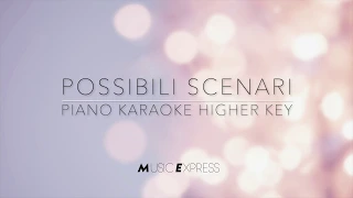 Possibili scenari - Cesare Cremonini - Piano karaoke higher key