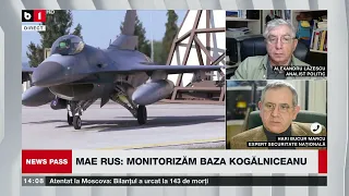 NEWS PASS CU LAURA CHIRIAC. MAE RUS: MONITORIZĂM BAZA KOGĂLNICEANU. PESTE 28 DE GRADE ÎN WEEKEND. P3