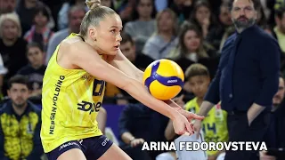 Arina fedorovsteva | Fenerbahce opet - Turk Hava Yollari | Axa kupa volley 2024