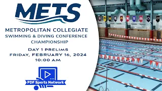 Metropolitan Swimming & Diving Conference Championship - Day 1 Prelims