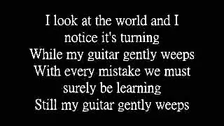 Santana - While My Guitar Gently Weeps lyrics