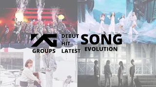 YG GROUPS DEBUT HIT LATEST SONGS EVOLUTION