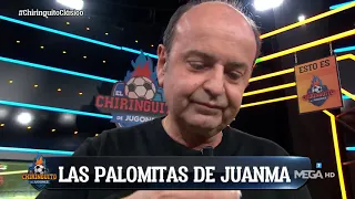 JUANMA RODRÍGUEZ come PALOMITAS en la cara de JOTA JORDI y D'ALESSANDRO