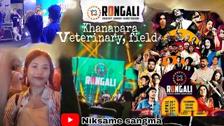 Rongali Festival at khanapara🥰|| @sannidhyabhuyan9886|| Day 1|| Niksame sangma