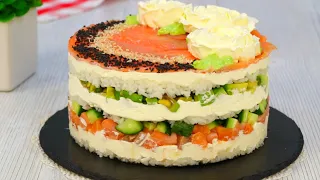 Celebration Sushi Cake — Your Favorite Sushi as a Giant Cake