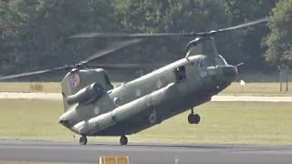 Boeing CH-47D Chinook Royal Netherlands Air Force RNLAF D-106 at Eindhoven Airport EIN EHEH