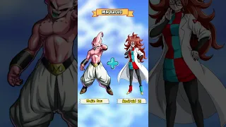 Fusion of Majin Buu and Android 21 #shorts #dbs