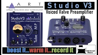 ART Studio V3 Voiced Valve Preamplifier: Why and How I Use It