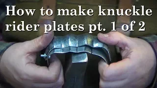 How to make knuckle rider plates pt 1 of 2. Make your own Gothic Gauntlets Pt. VI