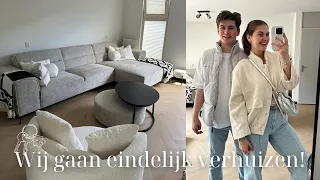 We gaan eindelijk verhuizen 🏡❤️ verhuisvlog #1