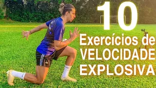10 Exercícios de Velocidade Explosiva | TREINO DE FUTEBOL EM CASA | 10 Explosive Speed Exercises