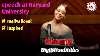 Learn English with Rihanna motivational speech