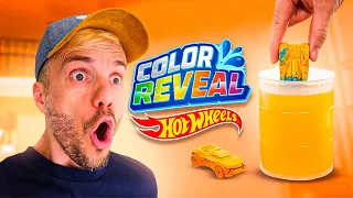 OS NOVOS CARRINHOS DA HOT WHEELS QUE MUDAM DE COR NA ÁGUA! Brancoala HW Color Reveal