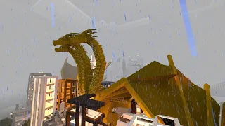 GODZILLA ADDON in Minecraft PE MMCRAFT TV