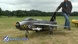 Unleashing the Power of the English Electric Lighting RC Jet at Weston Park Model Airshow 2022