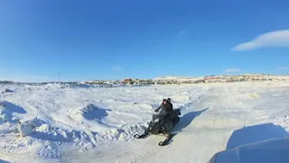 360° View Iqaluit Frozen Frobisher Bay 3/3