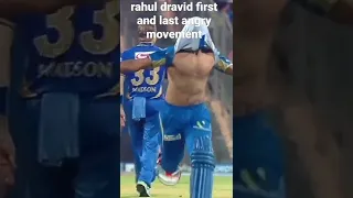 rahul dravid angry movement