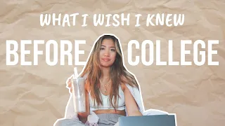 making friends, imposter syndrome, choosing a major // WHAT I WISH I KNEW BEFORE COLLEGE