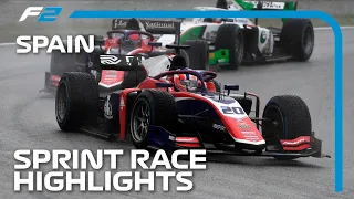 F2 Sprint Race Highlights | 2023 Spanish Grand Prix