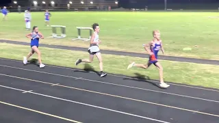 Kobey Yates at 2022 McCracken County MS invitational (3200) 10:00 flat. 8th grade