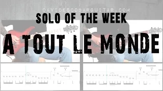 Solo Of The Week: 45 Megadeth - À Tout le Monde