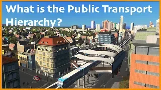 COMPLETE BEGINNERS GUIDE TO PUBLIC  TRANSPORT  in Cities Skylines | Town Planner Tips