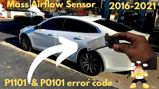 How to clean Mass Air Flow Sensor (MAF) 2016-2021 Chevy Malibu