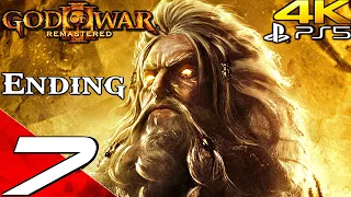 God of War 3 Remastered (PS5) - Gameplay Walkthrough Part 7 - Ending & Zeus Final Boss (4K 60FPS)