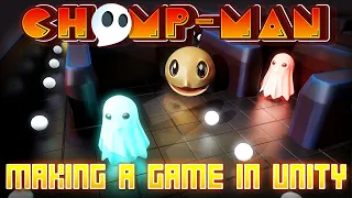 3D Pacman in Unity - FREE 3d game kit -  Making game with Unity - ChopMan