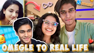 Omegle To Real Life ✨❤ || Prankur Rajput ||