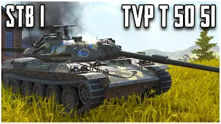 STB-1 & TVP T 50/51 WoT Blitz | Gameplay Episode