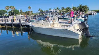 Live ! Black Point Marina Boat Ramp in Miami, Florida (Epic Barbie Flyover ! )