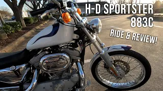 Harley-Davidson 2001 883 Sportster Ride & Review