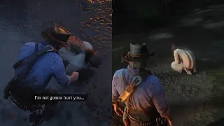 Do NOT Help The Lady Crying in a White Dress (All Outcomes) - Red Dead Redemption 2