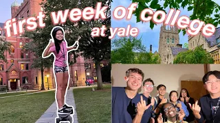 YALE UNIVERSITY FIRST WEEK OF COLLEGE (freshman year)